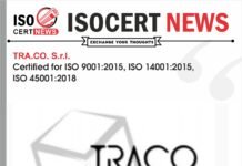 TRA.CO. S.r.l. received multiple ISO Certifications