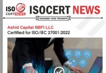 ASHID CAPITAL NBFI LLC received ISO/IEC 27001:2022 Certification