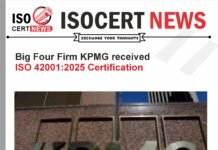 Big Four Firm KPMG received ISO 42001:2025 Certification