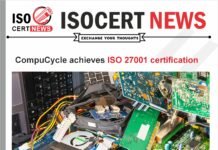 CompuCycle receives ISO 27001 certification
