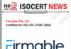 Firmable Pty Ltd ensures Information Security with ISO/IEC 27001:2022 Certification