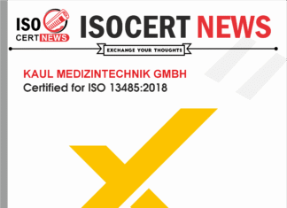 KAUL MEDIZINTECHNIK GMBH received ISO 13485:2016 Certification