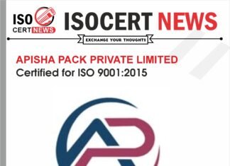 APISHA PACK PRIVATE LIMITED Achieves ISO 9001, Upholding its Quality Stewardship
