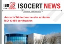 Amcor’s Winterbourne site achieves ISO 13485 Certification