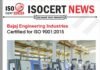 Bajaj Engineering Industries Moves towards Stronger Quality Practices with ISO 9001:2015 Certification