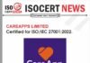 CAREAPPS LIMITED Achieves ISO/IEC 27001:2022, Strengthens Information Security Framework