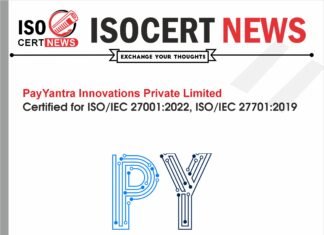 PayYantra Innovations Private Limited received ISO/IEC 27701:2019 Certification