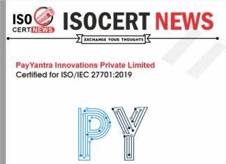 PayYantra Innovations Private Limited received ISO/IEC 27701:2019 Certification