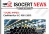 YOUNG PIPES received ISO 9001:2015 Certification