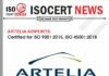 ARTELIA AIRPORTS Adopts Quality and Occupational Health and Safety Practices with ISO 9001:2015 and ISO 45001:2018 Certifications