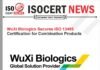 WuXi Biologics Secures ISO 13485 Certification for Combination Products