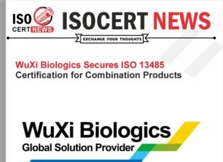 WuXi Biologics Secures ISO 13485 Certification for Combination Products