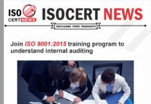 Join ISO 9001:2015 training program to understand internal auditing