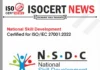 National Skill Development Achieves ISO/IEC 27001:2022Certification for Information Security