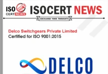 Delco Switchgears Reinforces Quality Commitment with ISO 9001