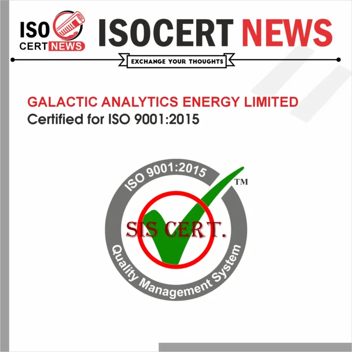 GALACTIC ANALYTICS ENERGY LIMITED 1