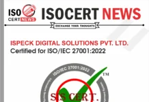 ISPECK DIGITAL SOLUTIONS PVT. LTD. Achieves ISO/IEC 27001:2022 Certification