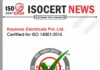 Kaysons Electricals Pvt. Ltd. Upholds Environmental Sustainability with ISO 14001