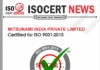 MITSUNAMI INDIA PRIVATE LIMITED Achieves ISO 9001:2015 Certification