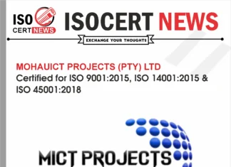 MOHAUICT PROJECTS Achieves Integrated ISO Certification
