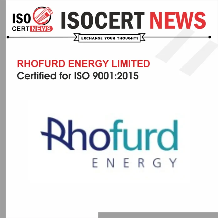 RHOFURD ENERGY LIMITED 1